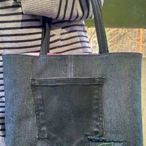 EcoLeaf Denim Tote